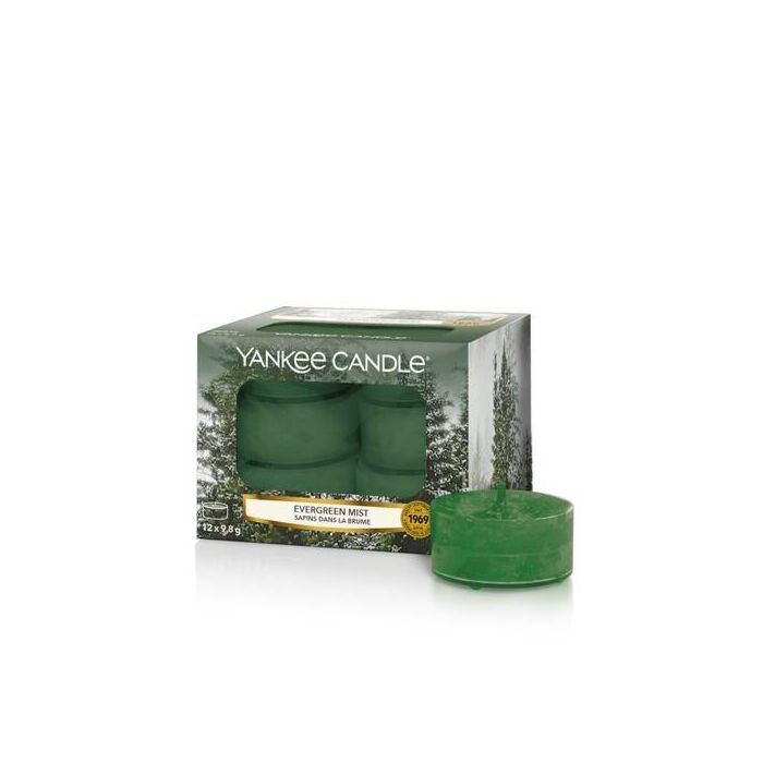 Yankee Candle Evergreen Mist - Tea Lights-2